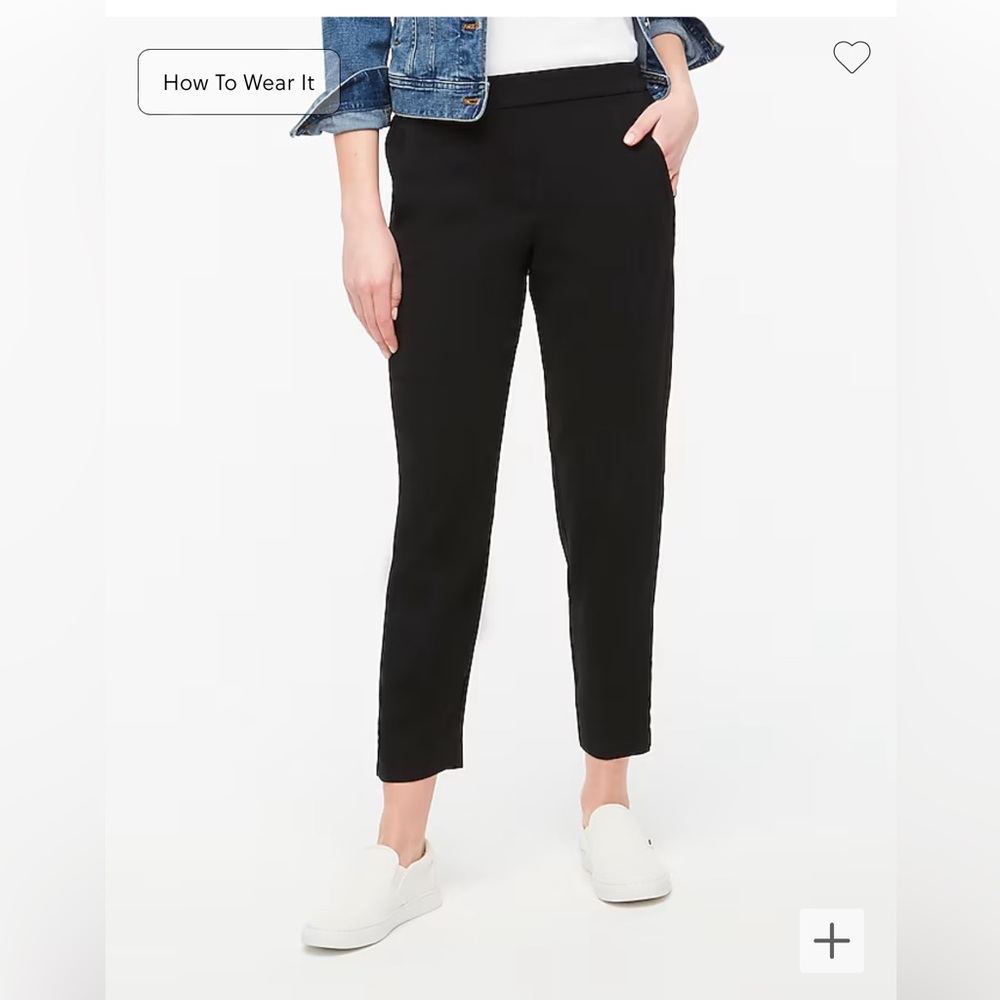J. Crew Black Jamie Pants